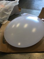 12" Mushroom LED flush mount 3K/4K